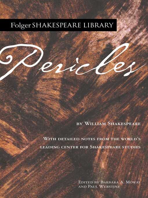 Title details for Pericles by William Shakespeare - Available